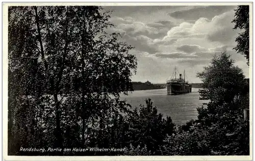 Rendsburg - Partie am Kaiser Wilhelm Kanal -126586