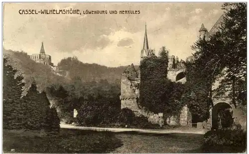 KAssel Wilhelmshöhe - Löwenburg und Herkules -125436