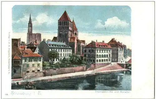 Strassburg - Thomaskirche und Münster -126908