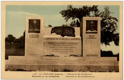 La Chalade - Monument des Garibaldiens -128610