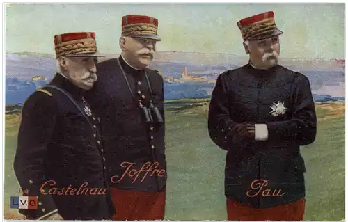 General Joffre - Castelnau und Pau -128800