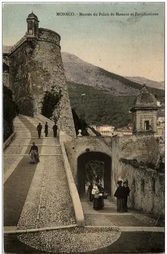Monaco - Montee du Palais de Monaco -127082