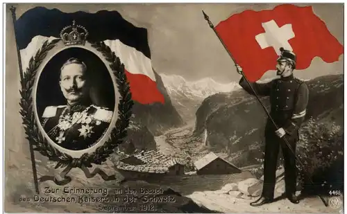 Kaiser Wilhelm II in der Schweiz 1912 -128996