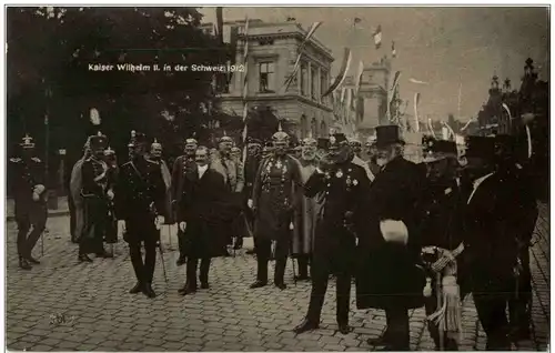 Kaiser Wilhelm II inder Schweiz 1912 -128938