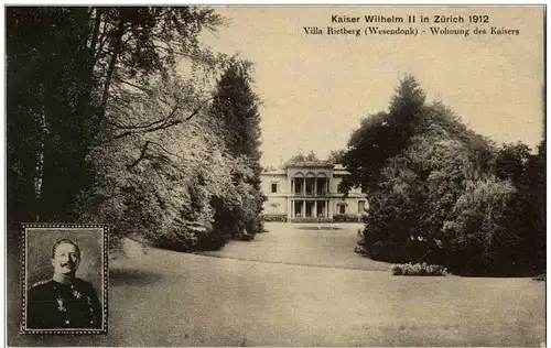 Kaiser Wilhelm II in Zürich Villa Rietberg 1912 -129020