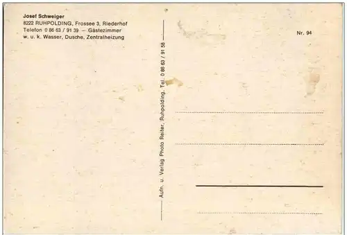 Ruhpolding - Josef Schweiger -129296