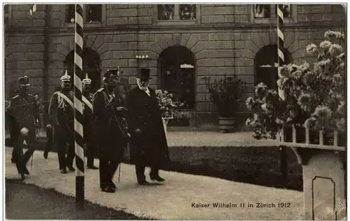 Kaiser Wilhelm II in Zürich 1912 -129010