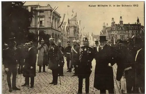 Kaiser Wilhelm II in der Schweiz 1912 -129006