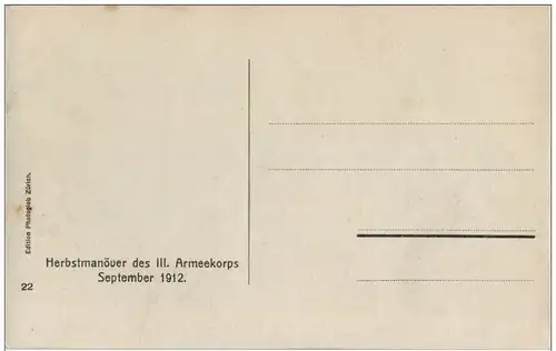 Deutsch Schweizer Manöver 1912 Kaiser Wilhelm II -129048