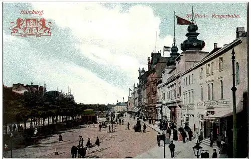 Hamburg - St. Pauli - Reeperbahn -126528