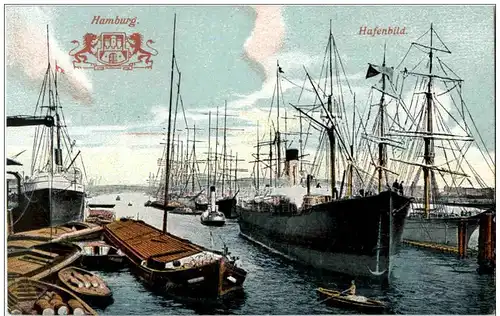 Hamburg - Hafenbild -126552