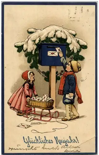 Kinder Briefkasten Prägekarte -127838