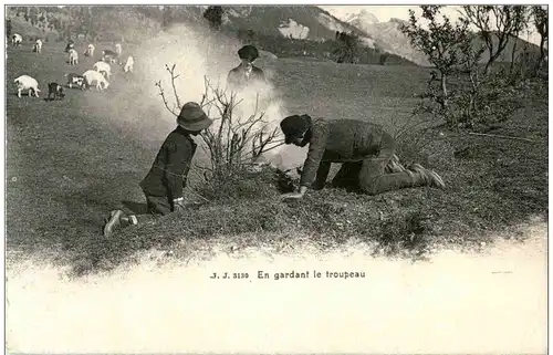 En gardant le troupeau -127936