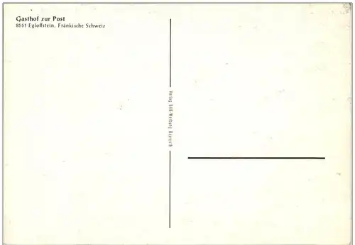 Egloffstein - Gasthof zur Post -129464