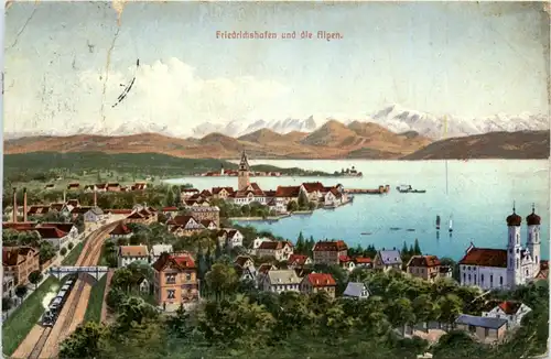 Friedrichshafen, und die Alpen -342728