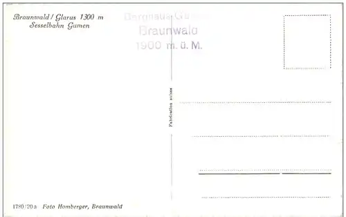 Braunwald - Sessellift -129646