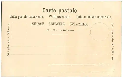 Bläser von Säckingen mit Frau - Carl Künzli Litho -129902