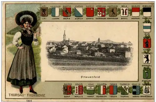 Gruss aus Frauenfeld - Litho -127686