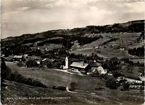 Aach im Allgäu, Blick auf Sulzberg -343068