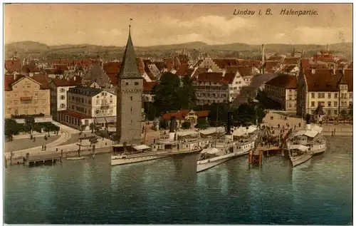 Lindau - Hafenpartie -130488