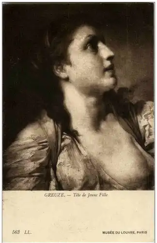 J B Greuze - Erotik Nackt -130132