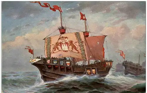 Chr. Rave - Hansa Kriegsschiff - Die bunte Kuh -130272