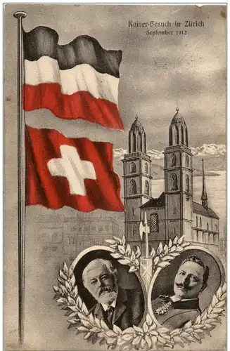 Kaiser Besuch in Zürich - September 1912 -128908