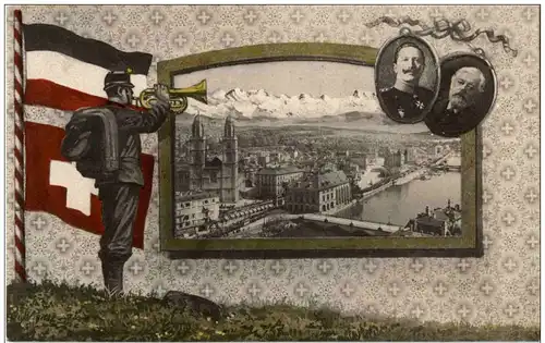 Kaiser Wilhelm II in Zürich -128964