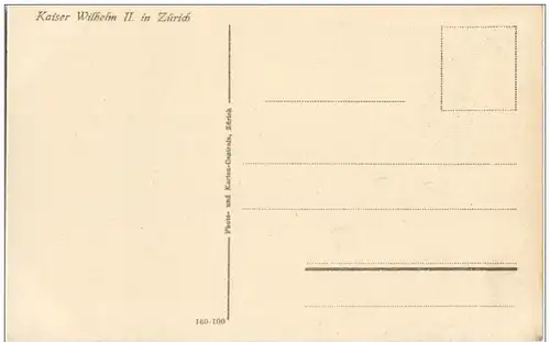 Kaiser Wilhelm II in Zürich -128964