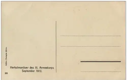Deutsch Schweizer Manöver 1912 Kaiser Wilhelm II -128984