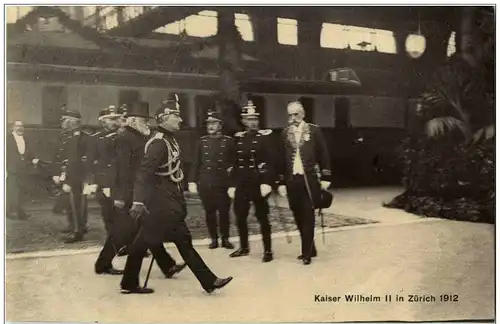 Kaiser Wilhelm II in Zürich 1912 -129008