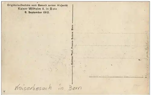 Kaisers Wilhelm II in Bern -128912