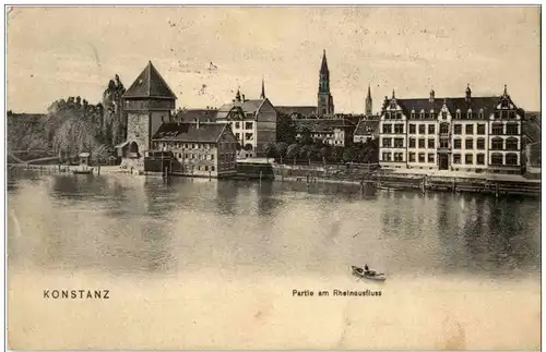 Konstanz - Partie am Rheinausfluss -130462