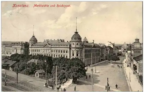 Konstanz - Marktstätte und Reichspost -130458