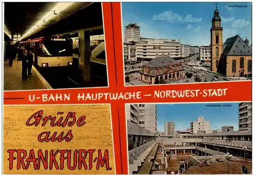 Grüsse aus Frankfurt - U Bahn Hauptwache -129308