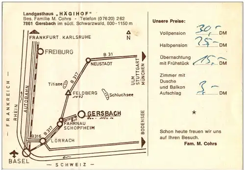 Gersbach - Landgasthaus Hägihof -129334