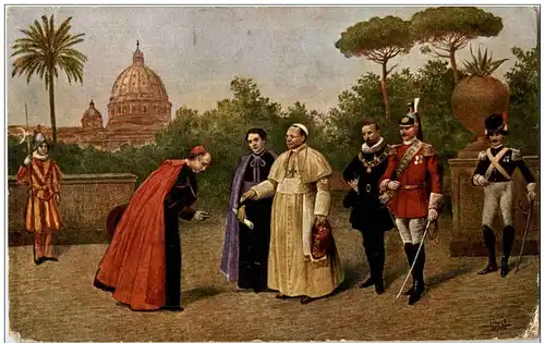 SS Pio XI e la sua Corte nei Giardini Vaticani -130620