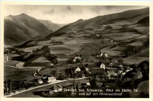 Oberried, Blick ins Zastler Tal und auf den Hinterwaldkopf -343668