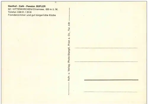 Hittenkirchen - Gasthof Bufler -129476