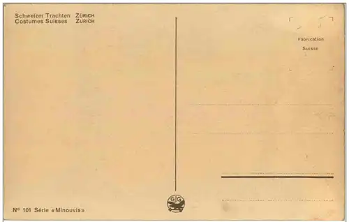 Zürich - Trachten - Minouvis -129696