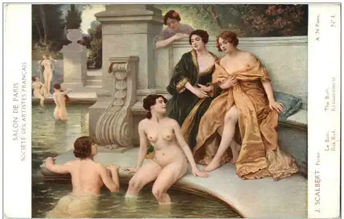 Salon de Paris - J. Scalbert - Erotik nude -129870