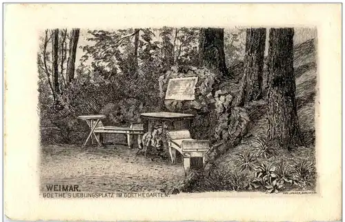 Weimar - Goethes Lieblingsplatz -130556
