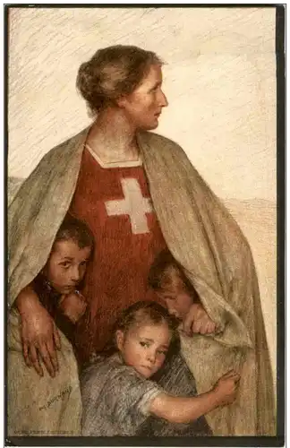 Bundesfeier Postkarte 1917 -132266