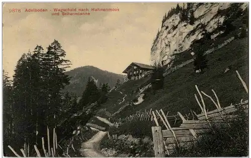 Adelboden - Wegscheid nach Hahnenmoos -131966
