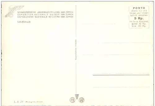 Schweizer Landesausstellung Zürich 1939 -132014