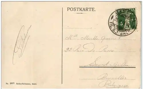 Basel - Münster mit Pfalz und Rheinfähre -132094