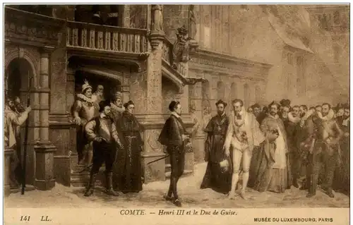 Comte - Henri III et le Duc de Guise -130674