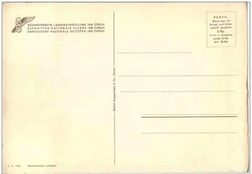 Schweizer Landesausstellung Zürich 1939 -131996