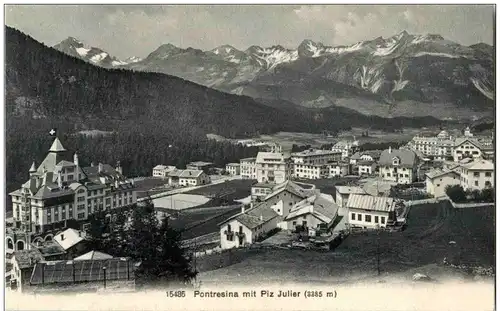 Pontresina mit Piz Julier -132106