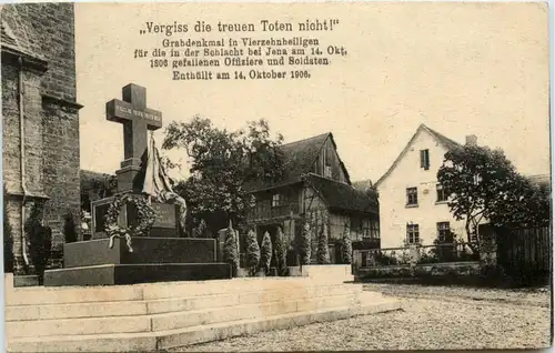 Jena, Grabdenkmal in Vierzehnheiligen -344708